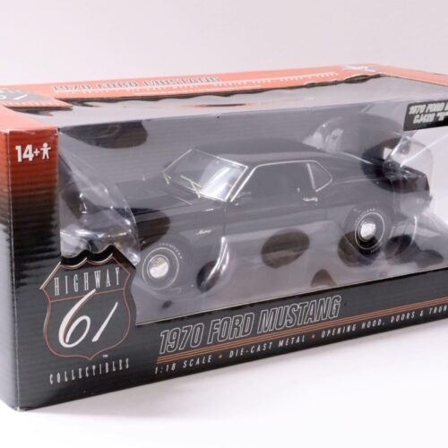 1:18 Highway61 Ford Mustang CJ428 "R" Code Coupe 1970 black