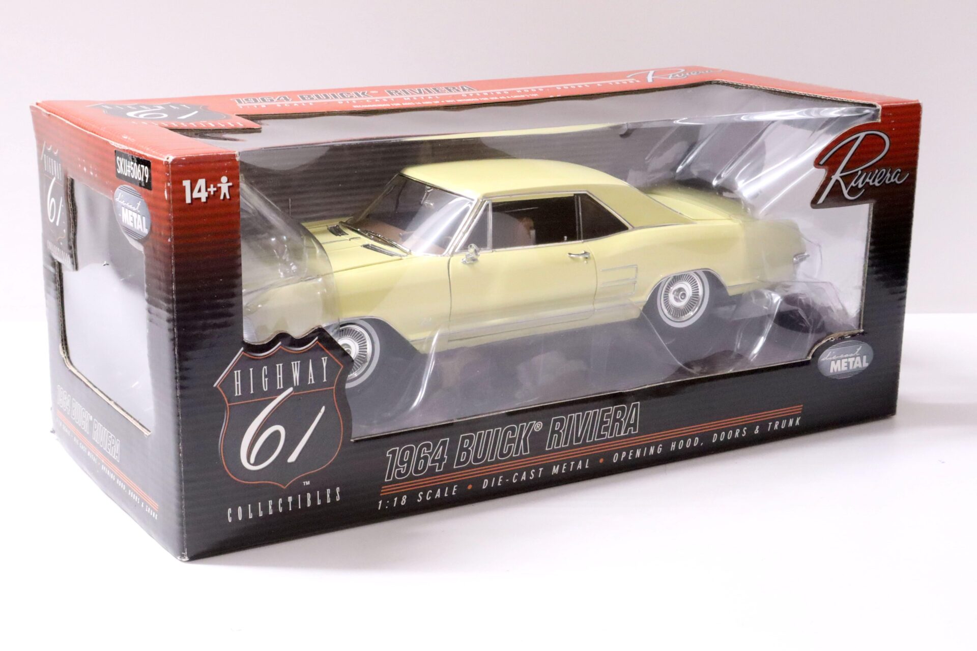 1:18 Highway61 Buick Riviera Coupe 1964 yellow 50679