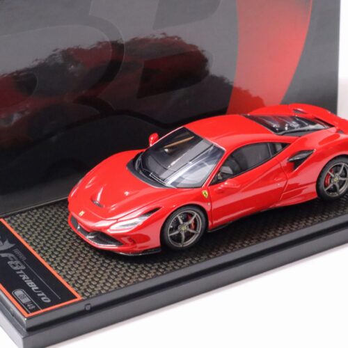 1:43 BBR Ferrari F8 Tributo Coupe Rosso Corsa 322/ grey wheels - Limited 48 pcs.