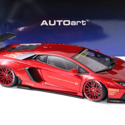 1:18 AUTOart LB-WORKS Lamborghini Aventador metallic red 79109
