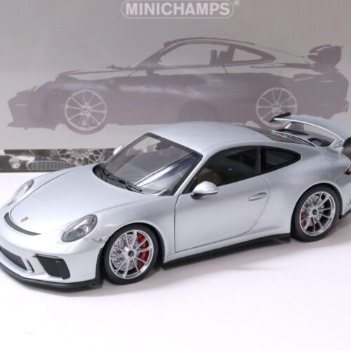 1:18 Minichamps Porsche 911 (991) GT3 silver 2017 North America