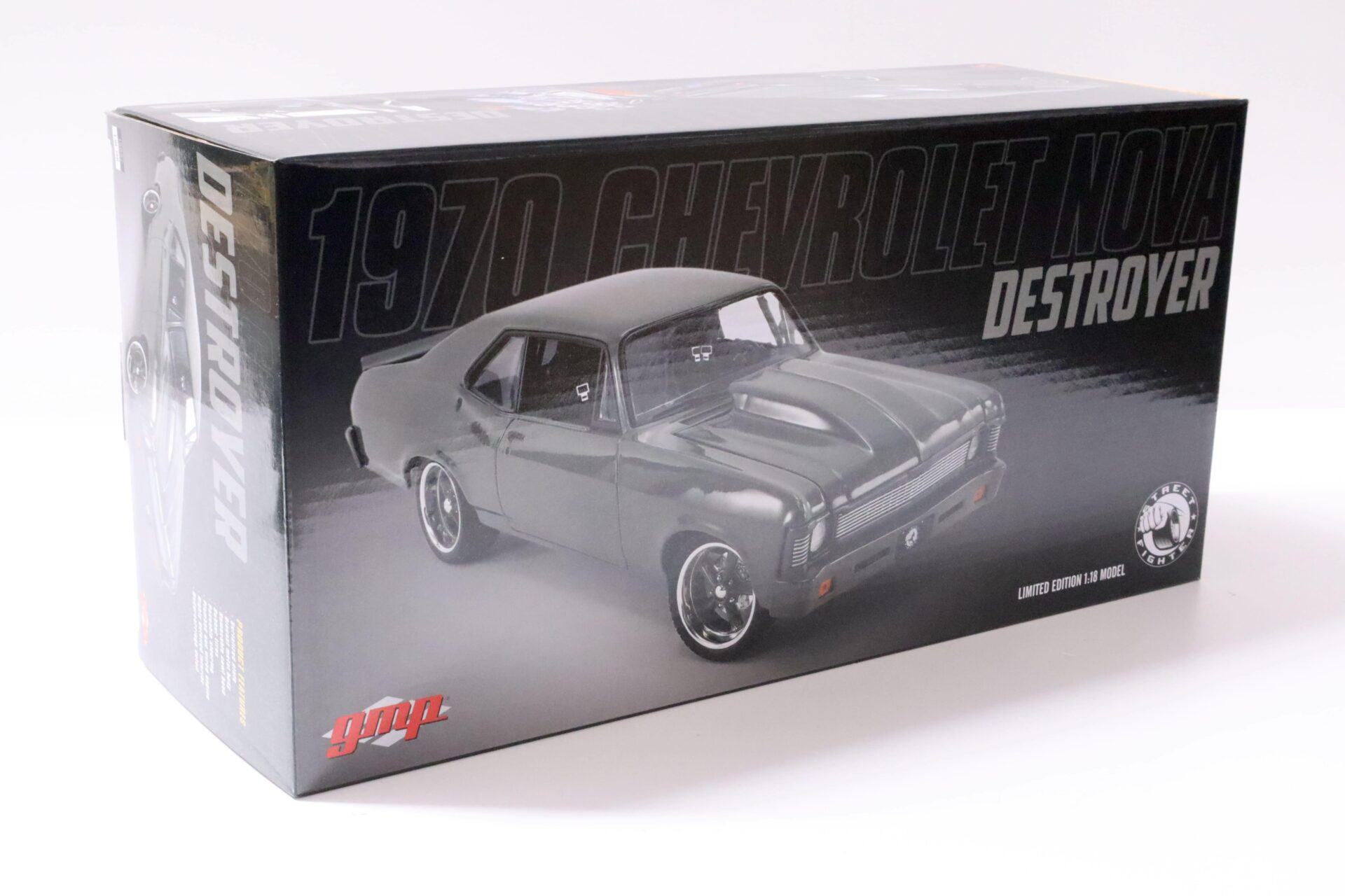 1:18 GMP 1970 Chevrolet Nova Street Fighter Coupe DESTROYER grey
