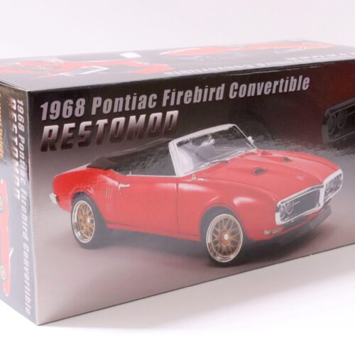 1:18 ACME 1968 Pontiac Firebird Convertible Restomod with Softtop candy red