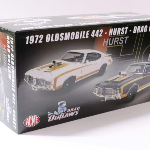1:18 ACME 1972 Oldsmobile 442 Coupe HURST Drag Outlaw black/ gold