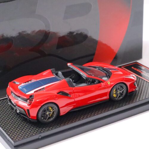1:43 BBR Ferrari 488 Pista Spider RHD Rosso Corsa 322 red - Limited Edition 35 pcs.