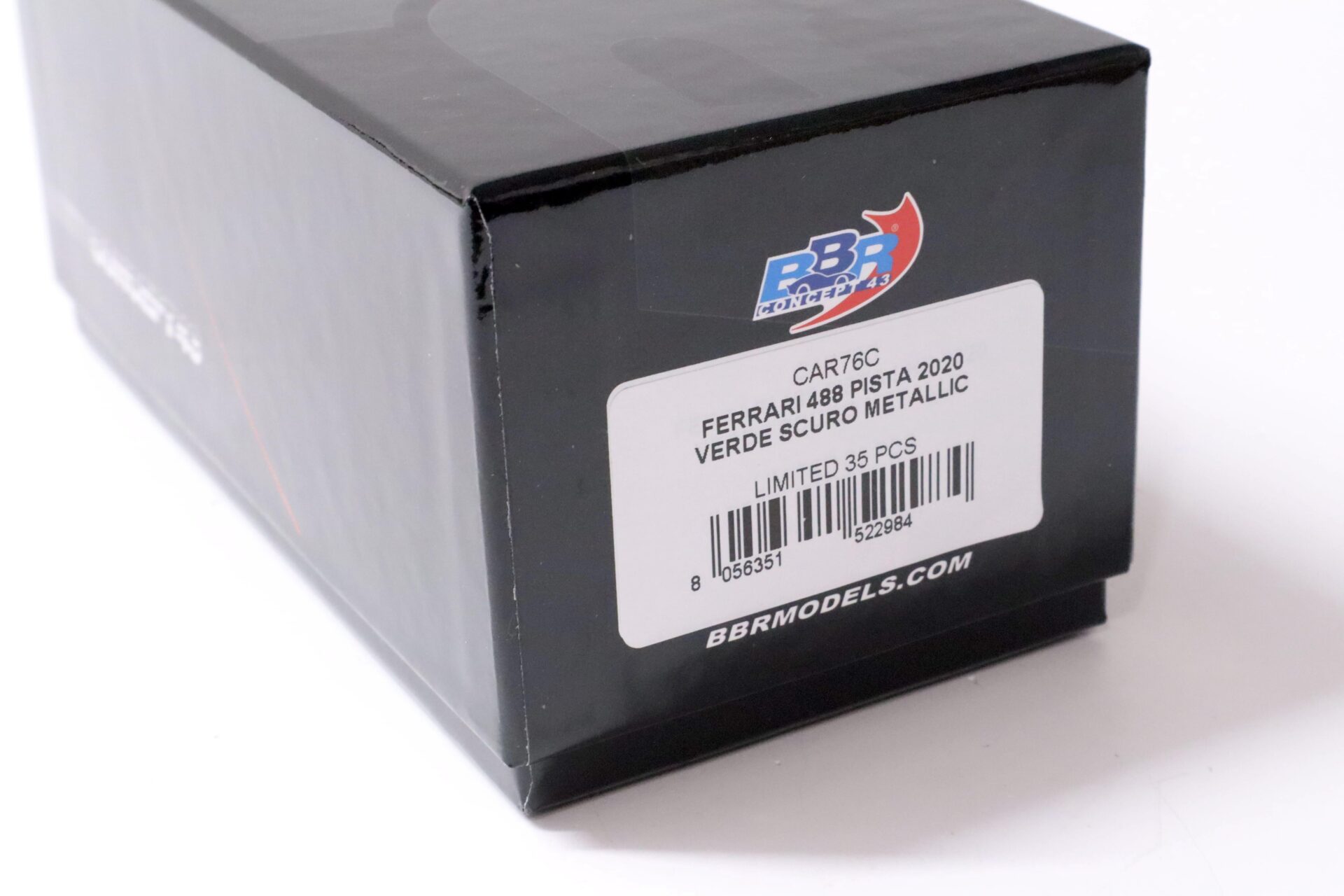 1:43 BBR Ferrari 488 Pista 2020 LHD Verde Scuro metallic green - Limited Edition 35 pcs.