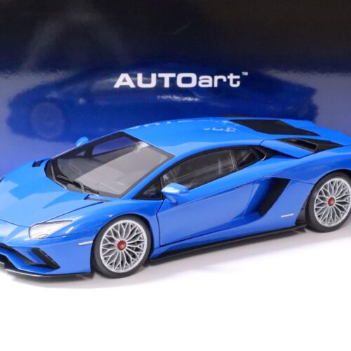 1:18 AUTOart Lamborghini Aventador S Coupe 2017 Blu Nila/ pearl blue