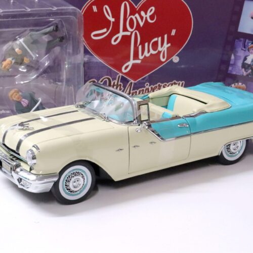 1:18 Sun Star 1955 Pontiac Star Chief Convertible *I LOVE LUCY* Nautilus blue/ white