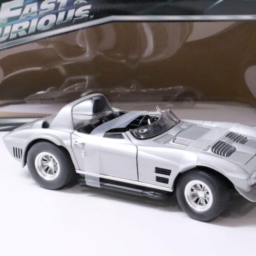 1:18 Greenlight DOMÂ´S Chevrolet Corvette Grand Sport FAST & FURIOUS silver