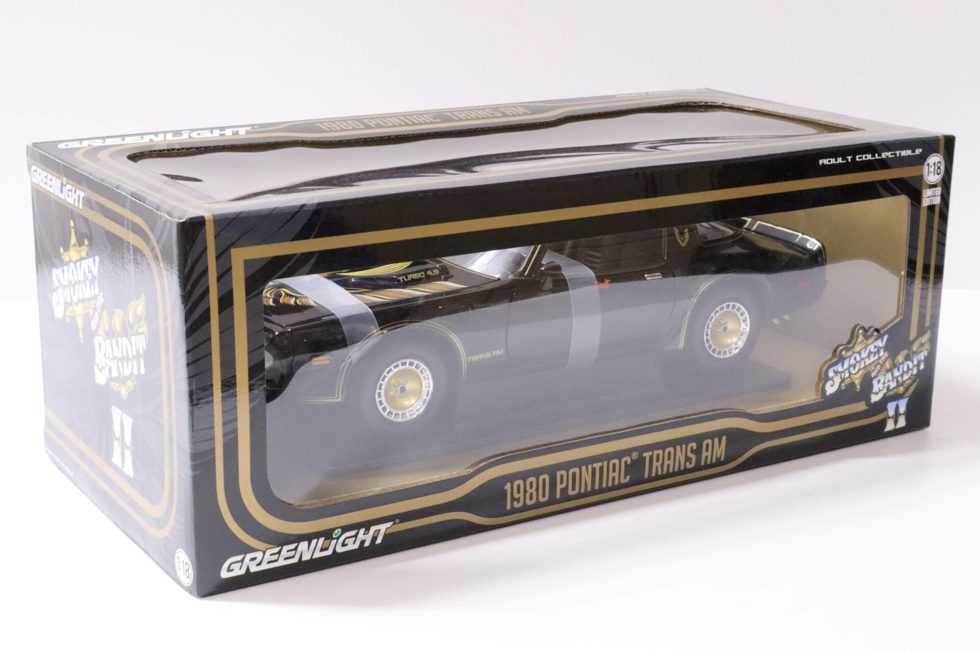 1:18 Greenlight 1980 Pontiac Trans AM *The Smokey and the Bandit II* black