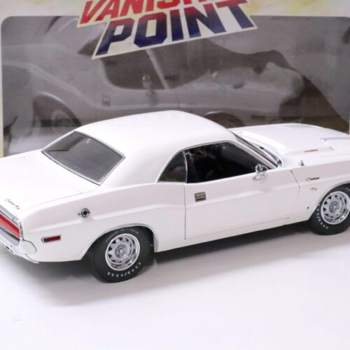 1:18 Greenlight 1970 Dodge Challenger R/T Coupe *VANISHING POINT* white