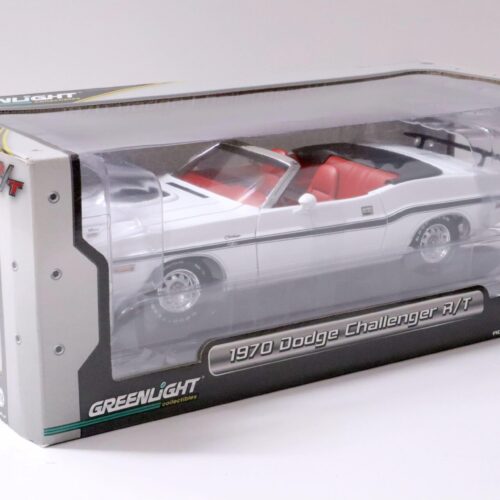 1:18 Greenlight 1970 Dodge Challenger R/T Convertible white