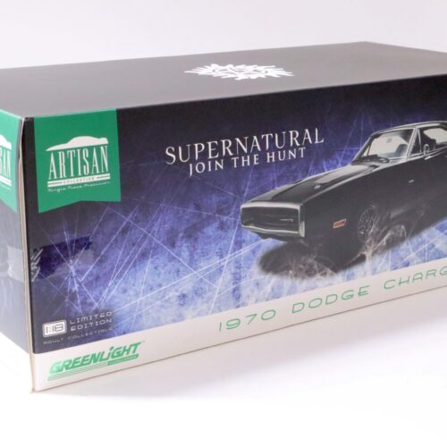 1:18 Greenlight 1970 Dodge Charger Coupe SUPERNATURAL black