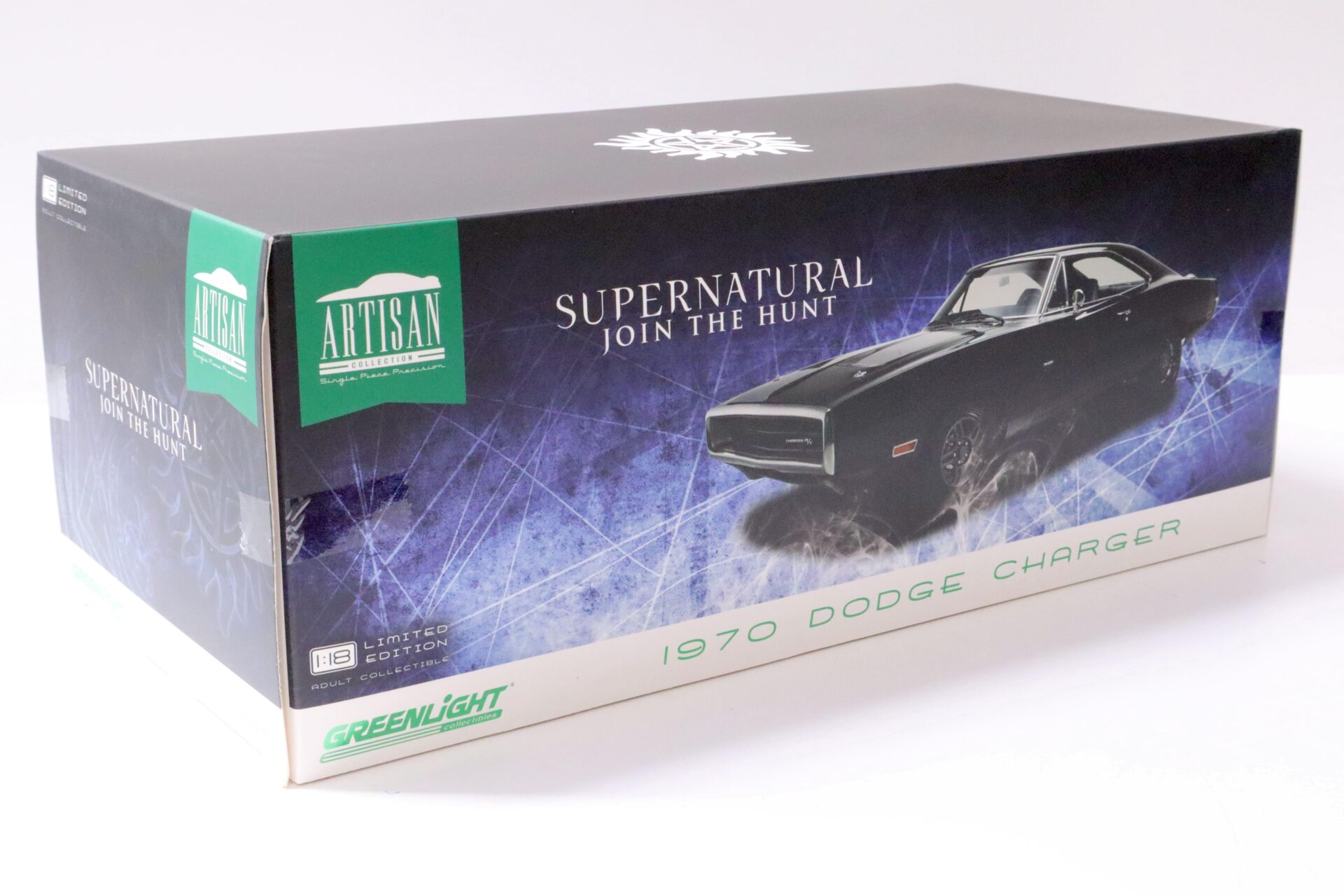 1:18 Greenlight 1970 Dodge Charger Coupe SUPERNATURAL black