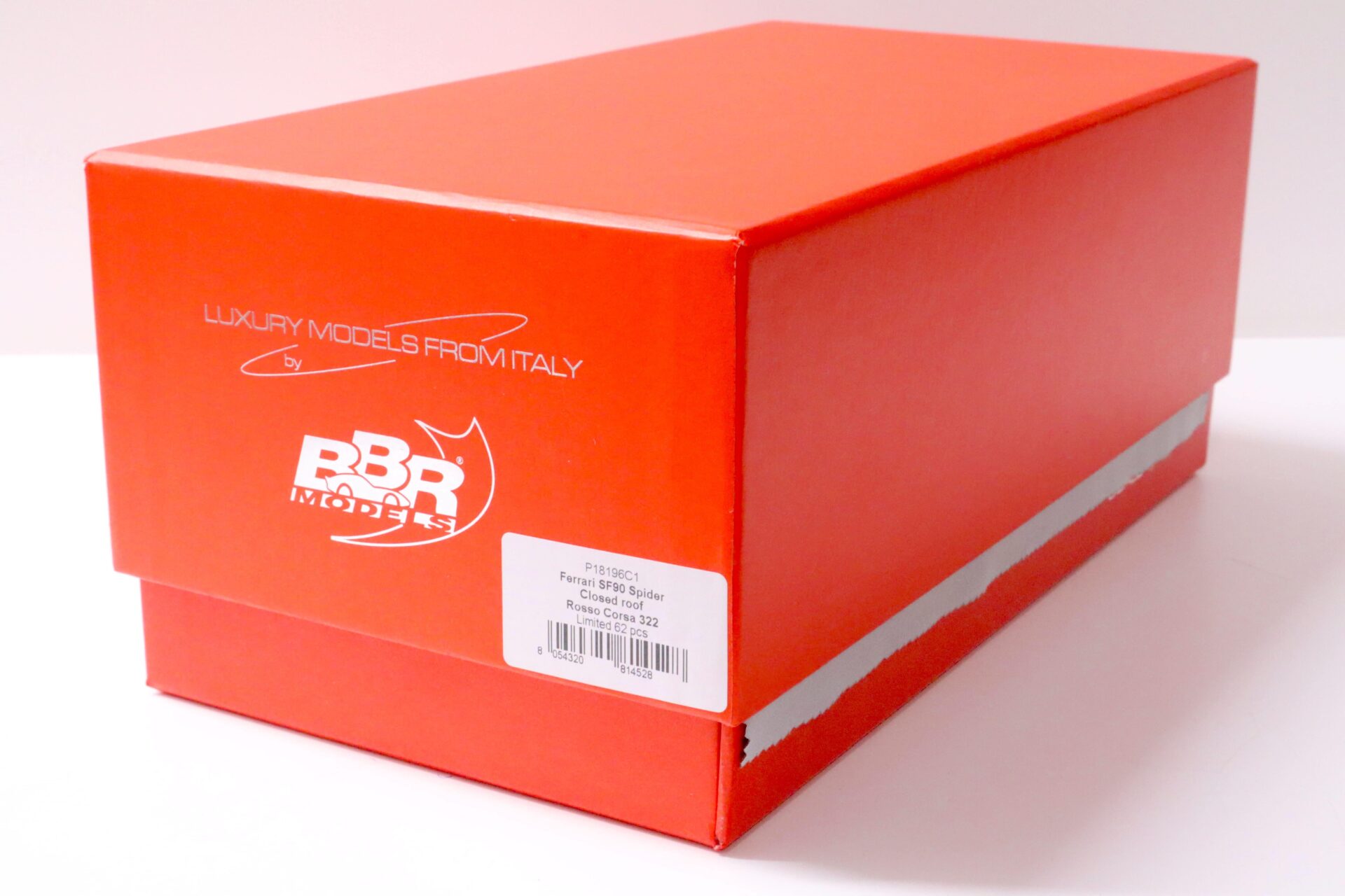 1:18 BBR Ferrari SF90 Spider closed roof Rosso Corsa 322 red - Limited Edition 62 pcs.