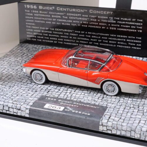 1:43 Minichamps 1956 Buick Centurion Concept Car red/ white