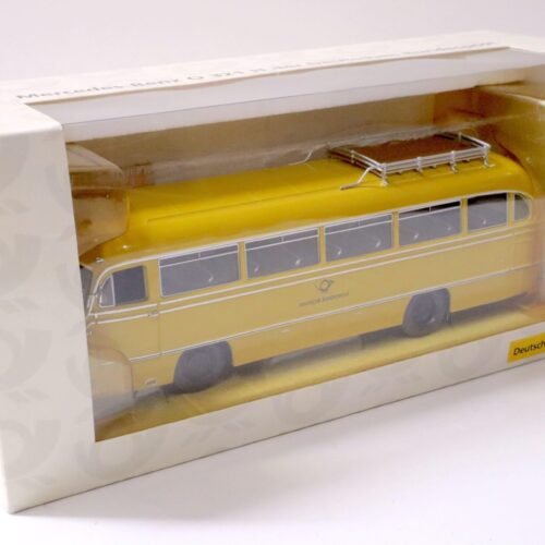 1:43 Minichamps Mercedes O 321 H Kraftbus Deutsche Post yellow