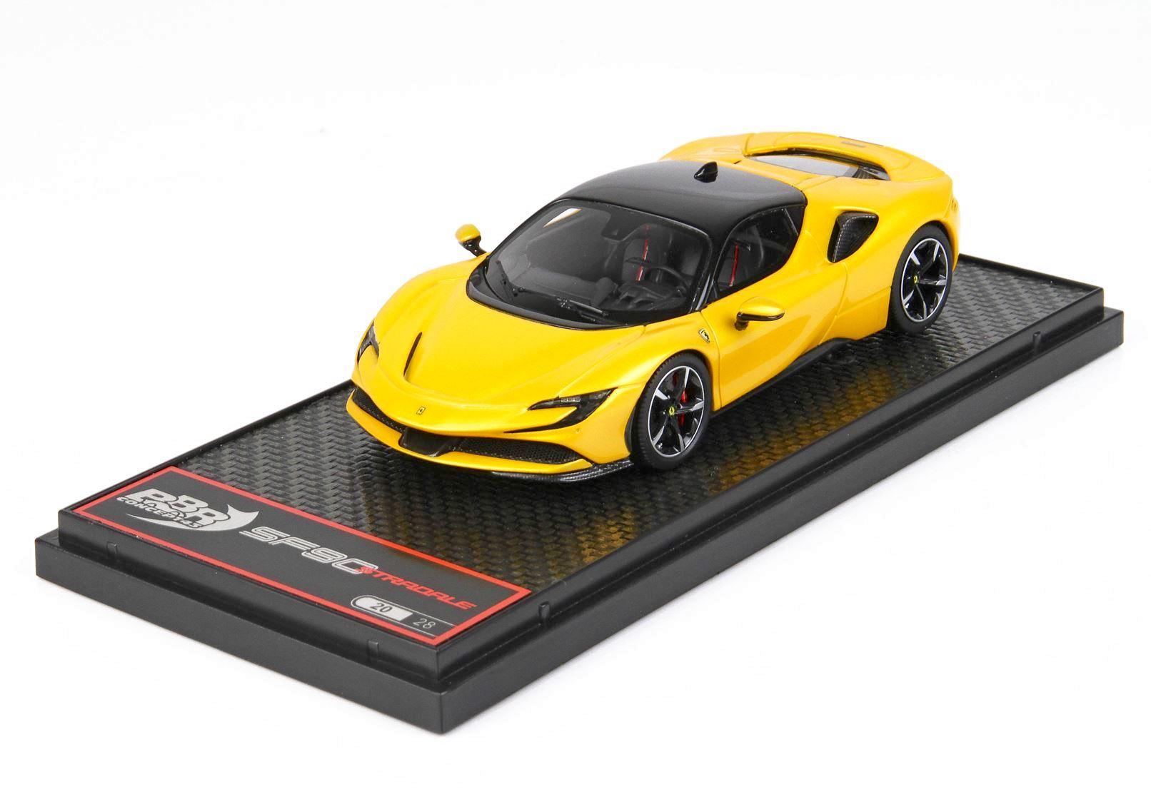 1:43 BBR Ferrari SF90 Stradale Giallo Tristrato yellow/ red brakes - Limited 28 pcs.