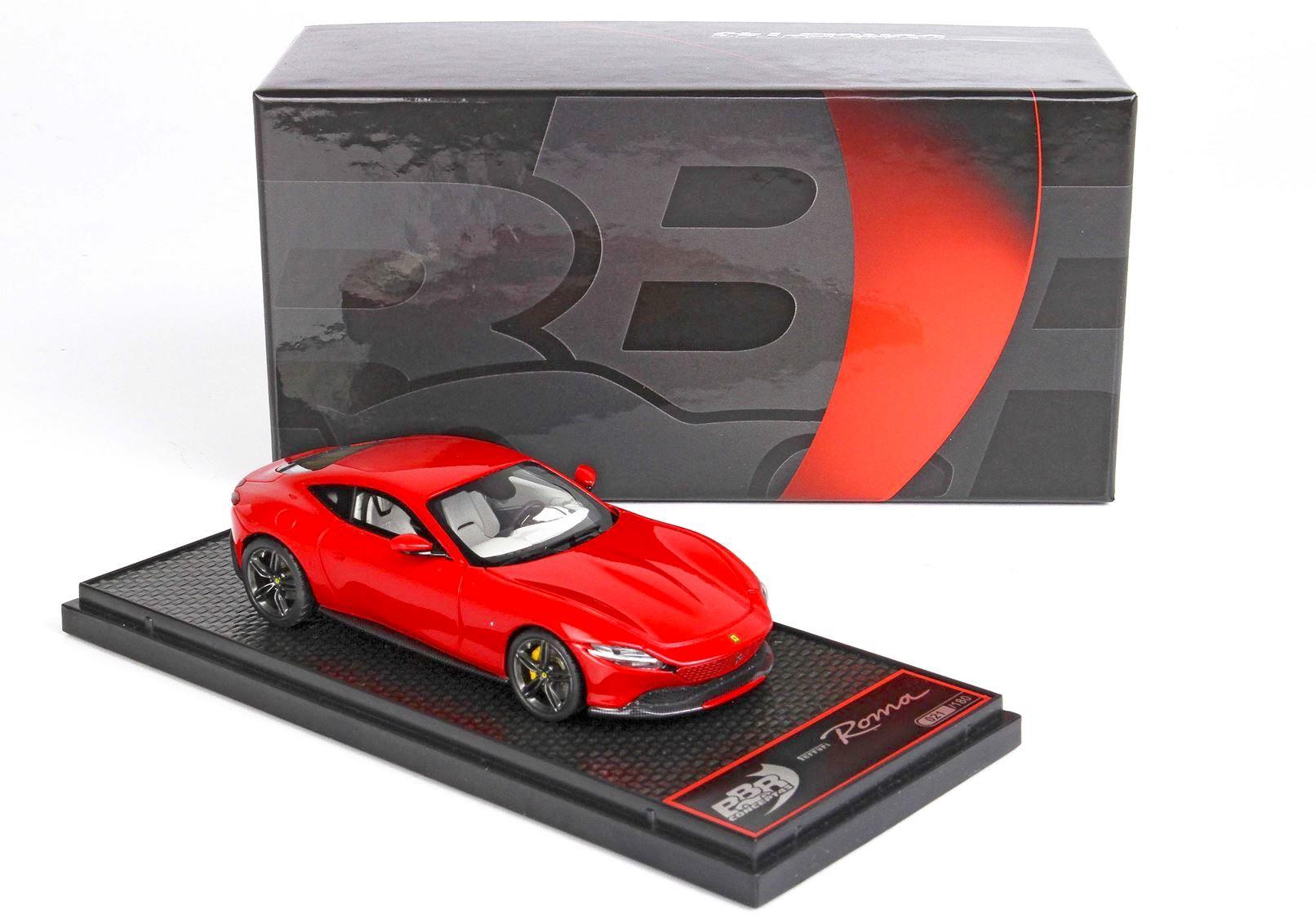 1:43 BBR Ferrari Roma Coupe 2020 Rosso Corsa 322 red - Limited 180 pcs.