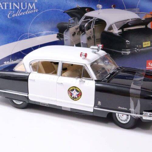 1:18 Sun Star 1952 Nash Ambassador Airflyte Police Car Country Sheriff white/ black
