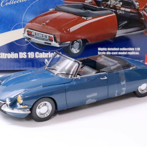 1:18 Sun Star 1961 Citroen DS 19 Cabriolet Pacifique blue
