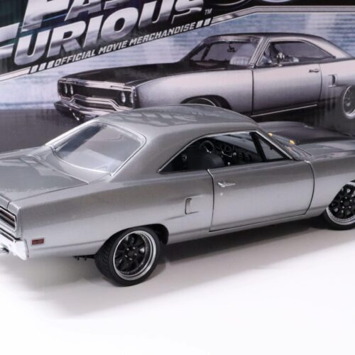 1:18 GMP 1970 Plymouth Road Runner Fast & Furious grey metallic/ black