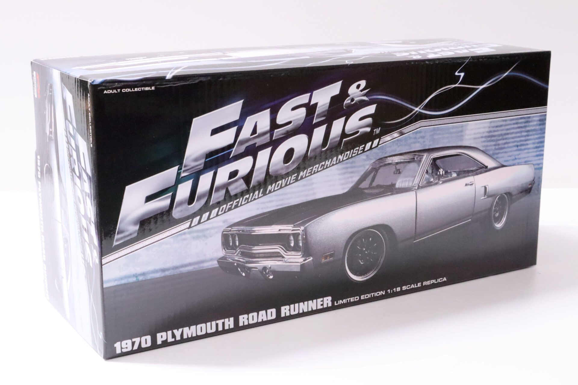 1:18 GMP 1970 Plymouth Road Runner Fast & Furious grey metallic/ black
