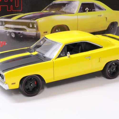 1:18 GMP 1970 Plymouth Road Runner 440 Six Pack Street Fighter yellow/ black