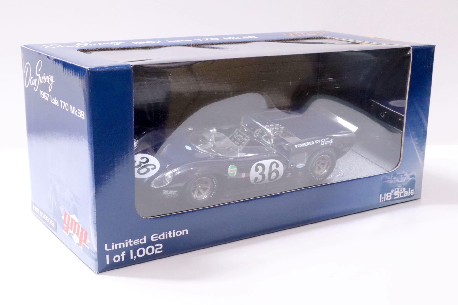 1:18 GMP 1967 Lola T70 Mk.3B Dan Gurney #36 dark blue G1801511