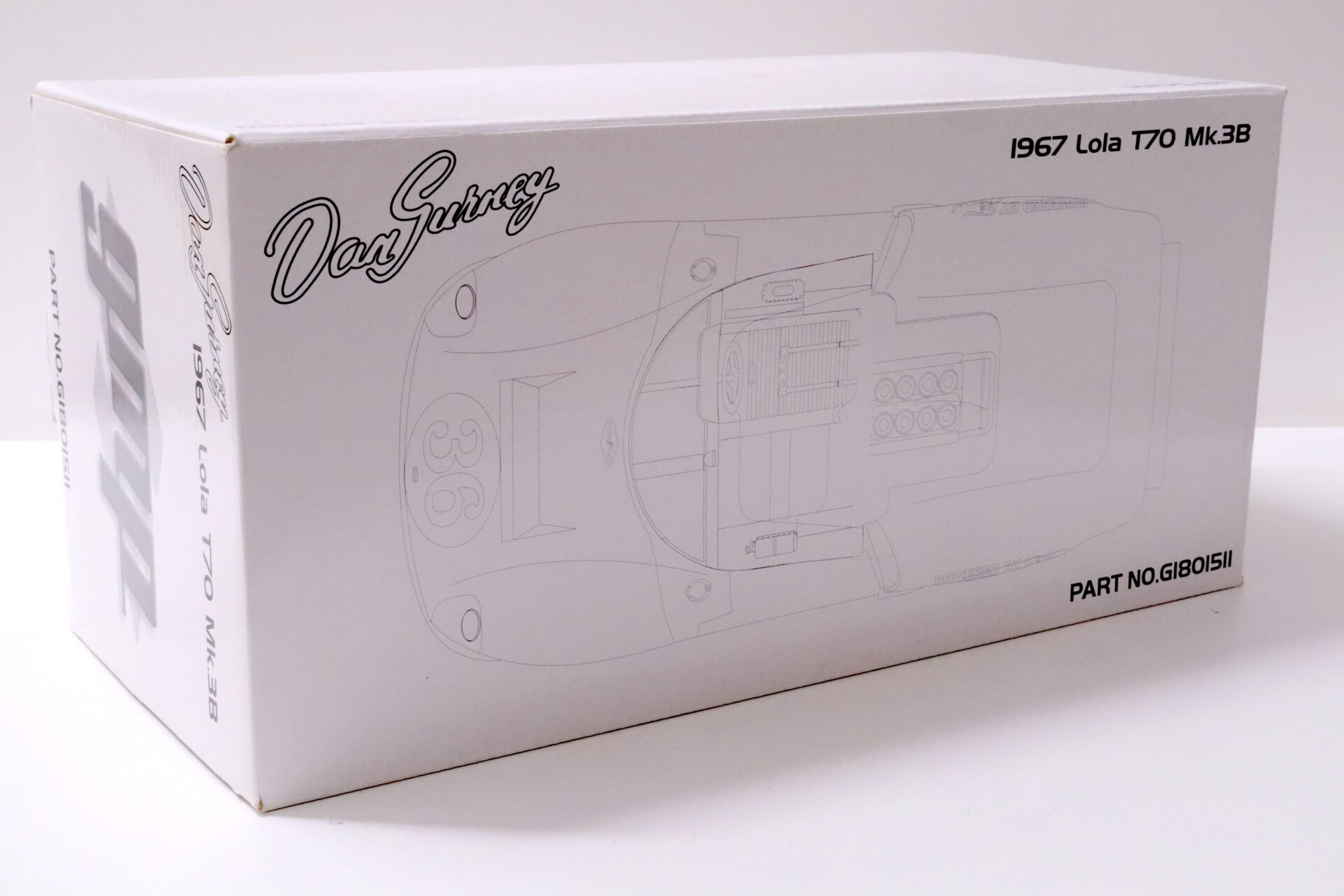 1:18 GMP 1967 Lola T70 Mk.3B Dan Gurney #36 dark blue G1801511