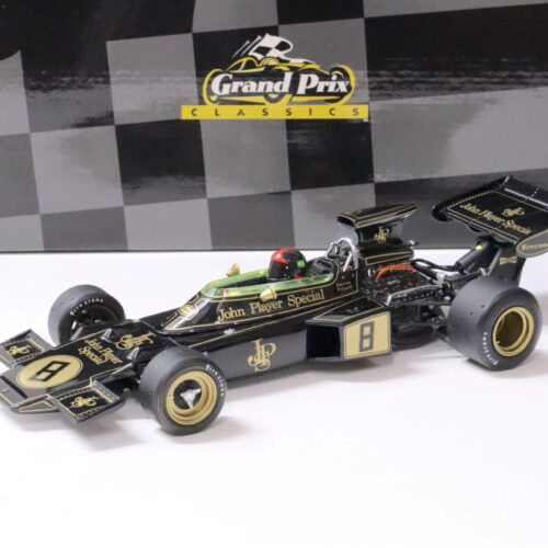 1:18 Exoto Lotus Ford Type 72D Emerson Fittipaldi JPS British GP #8 black