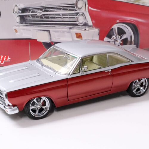 1:18 GMP 1967 Ford Fairlane Restomod Street Fighter red metallic/ silver