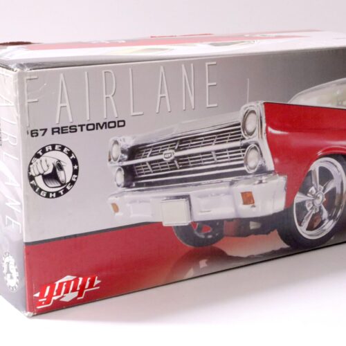 1:18 GMP 1967 Ford Fairlane Restomod Street Fighter red metallic/ silver