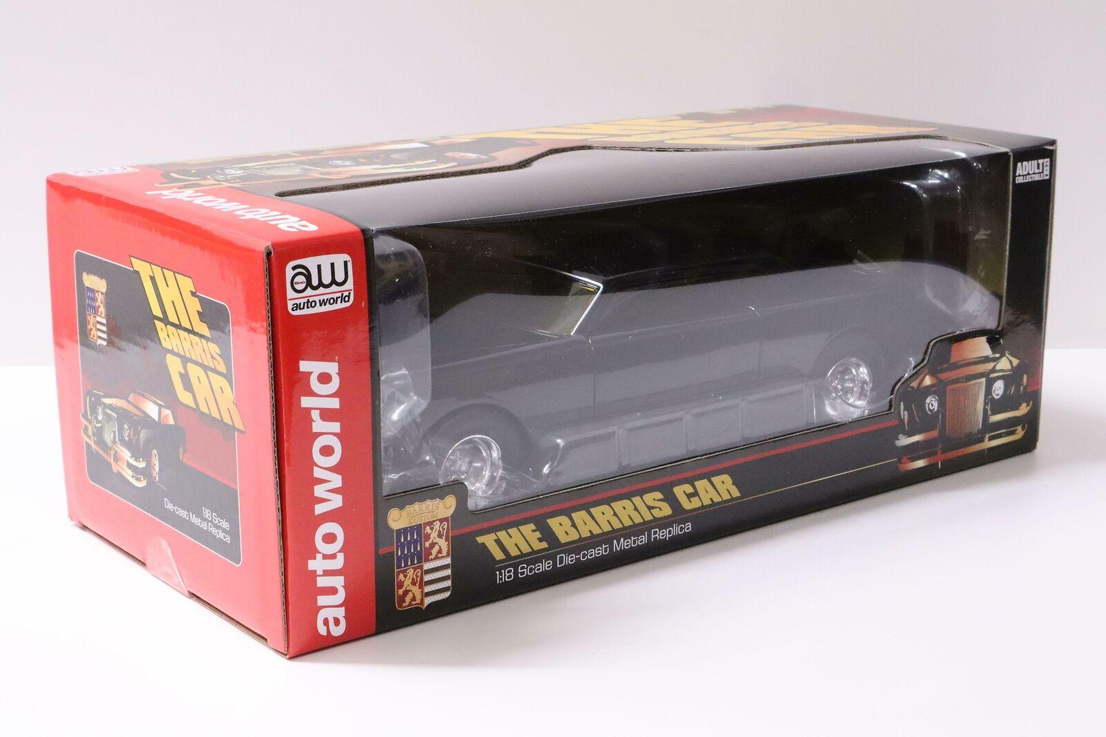 1:18 Auto World 1971 Lincoln Continental George Barris "The Barris Car" black