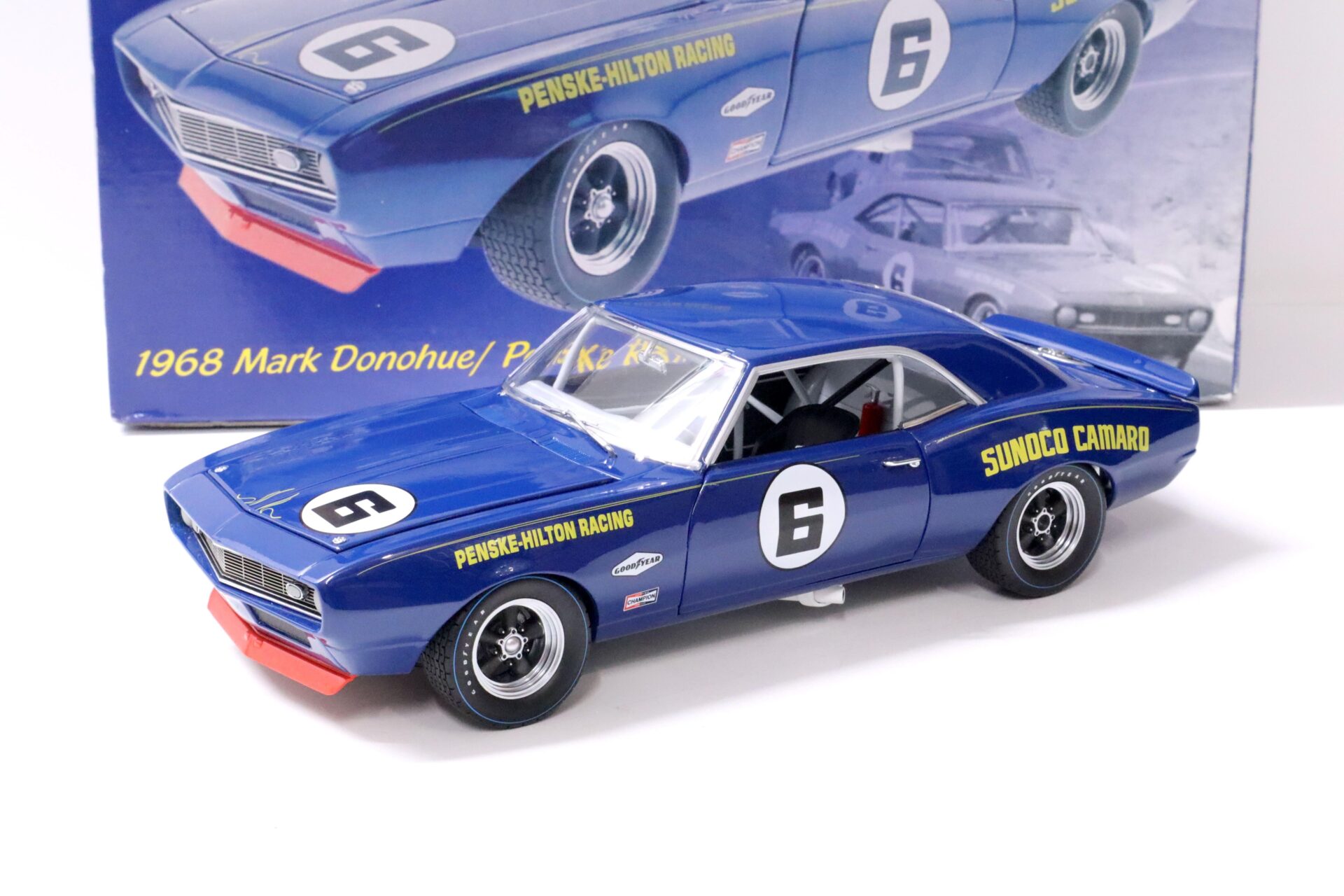 1:18 GMP 1968 Chevrolet Camaro Z28 Penske Racing SUNOCO #6 Donohue/ Penske