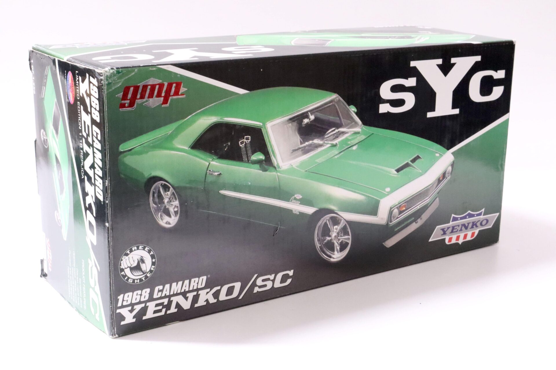 1:18 GMP 1968 Chevrolet Camaro SS YENKO / SC green/ white Street Fighter