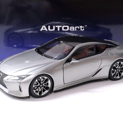 1:18 AUTOart Lexus LC500 Coupe Sonic Titanium/ dark rose interior