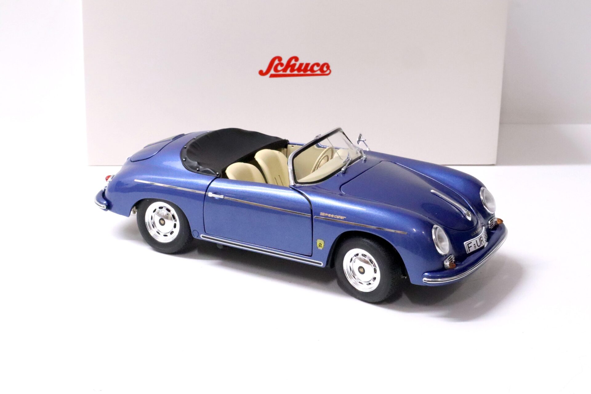 1:18 Schuco Porsche 356 Speedster blue metallic 450031800