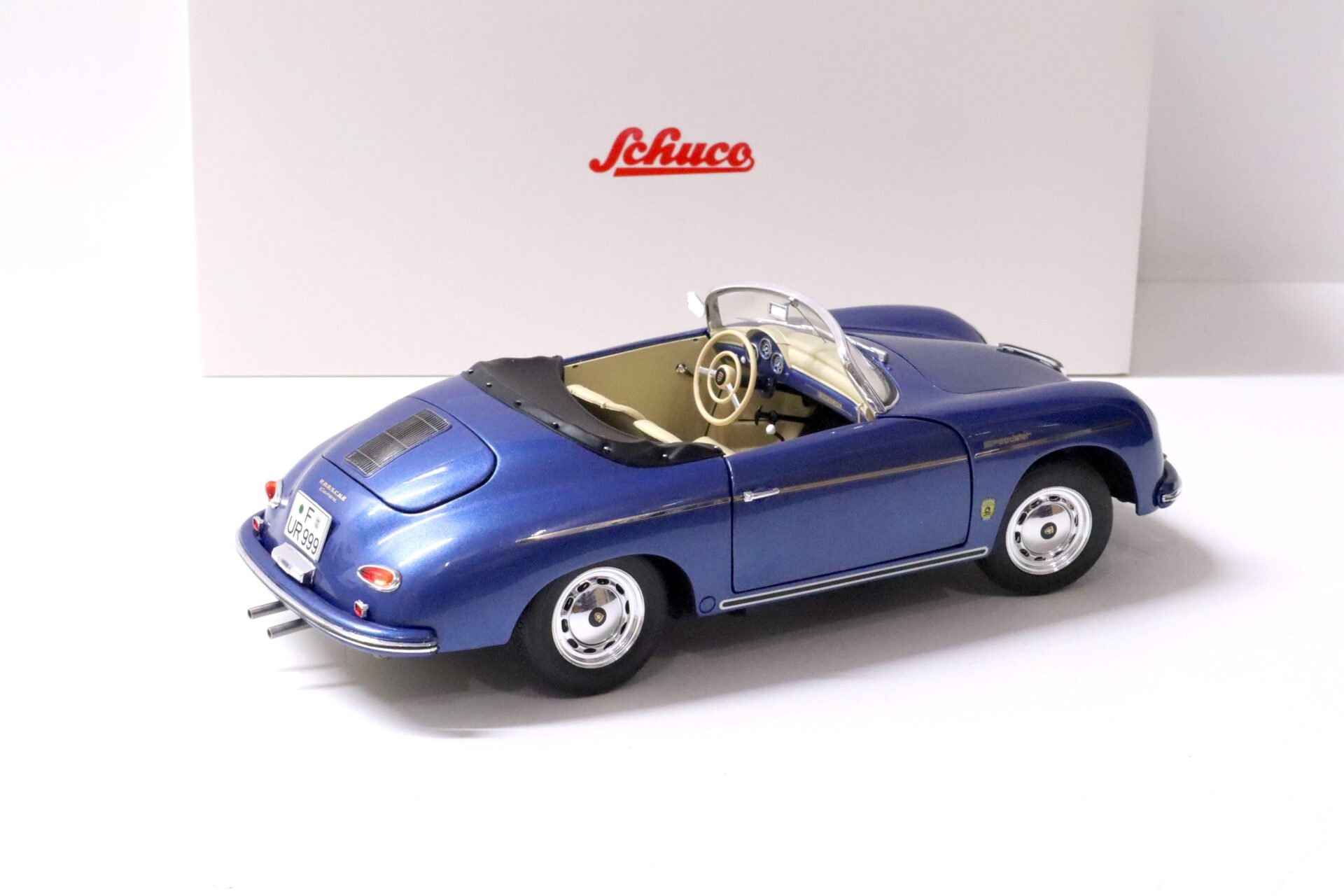 1:18 Schuco Porsche 356 Speedster blue metallic 450031800