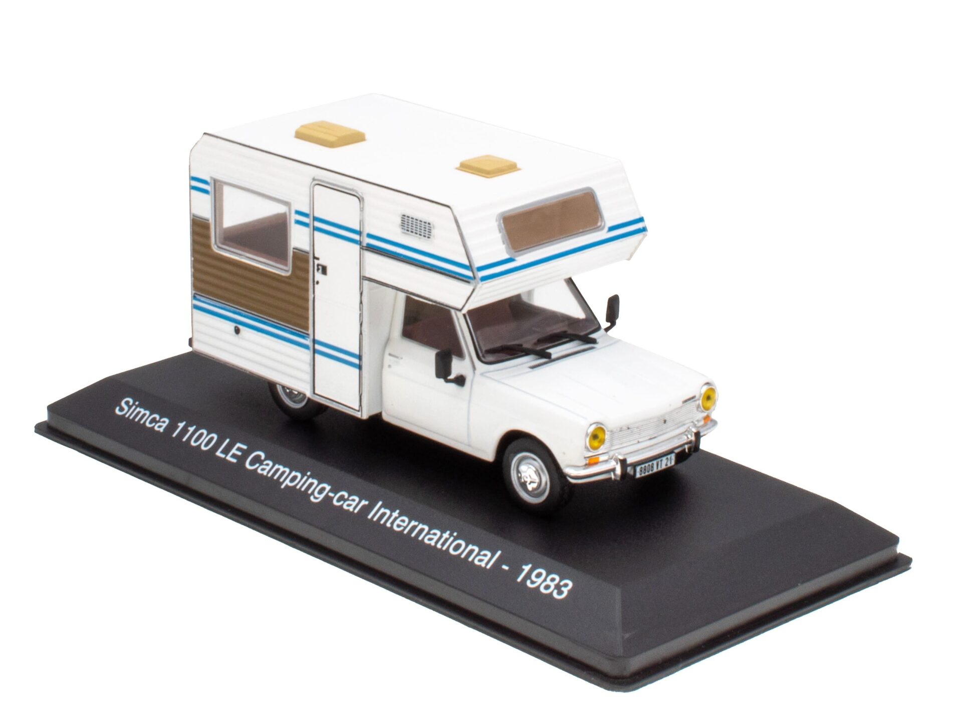 1:43 Hachette IXO Camping Cars Simca 1100 LE Camping-Car International 1983