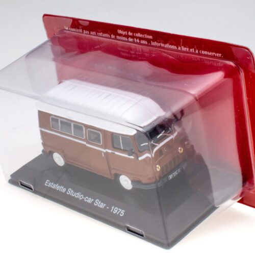1:43 Hachette IXO Camping Cars Renault Estafette Studio-Car Star Camper brown 1975