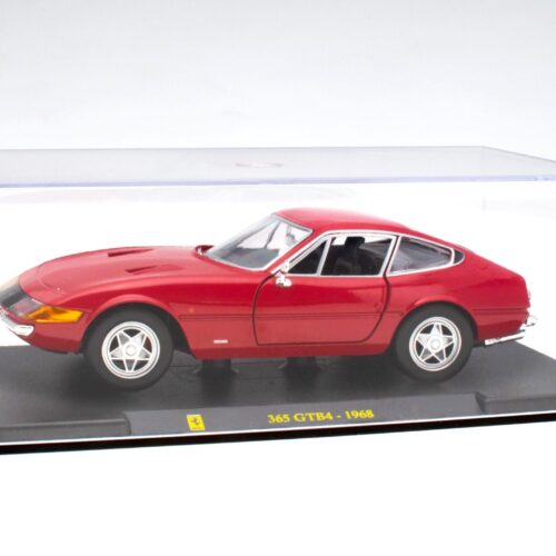 1:24 Hachette Bburago Ferrari Collection Ferrari 365 GTB4 red 1968 with display