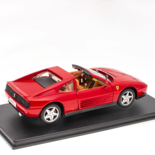 1:24 Hachette Bburago Ferrari Collection Ferrari 348 TS red 1989 with display