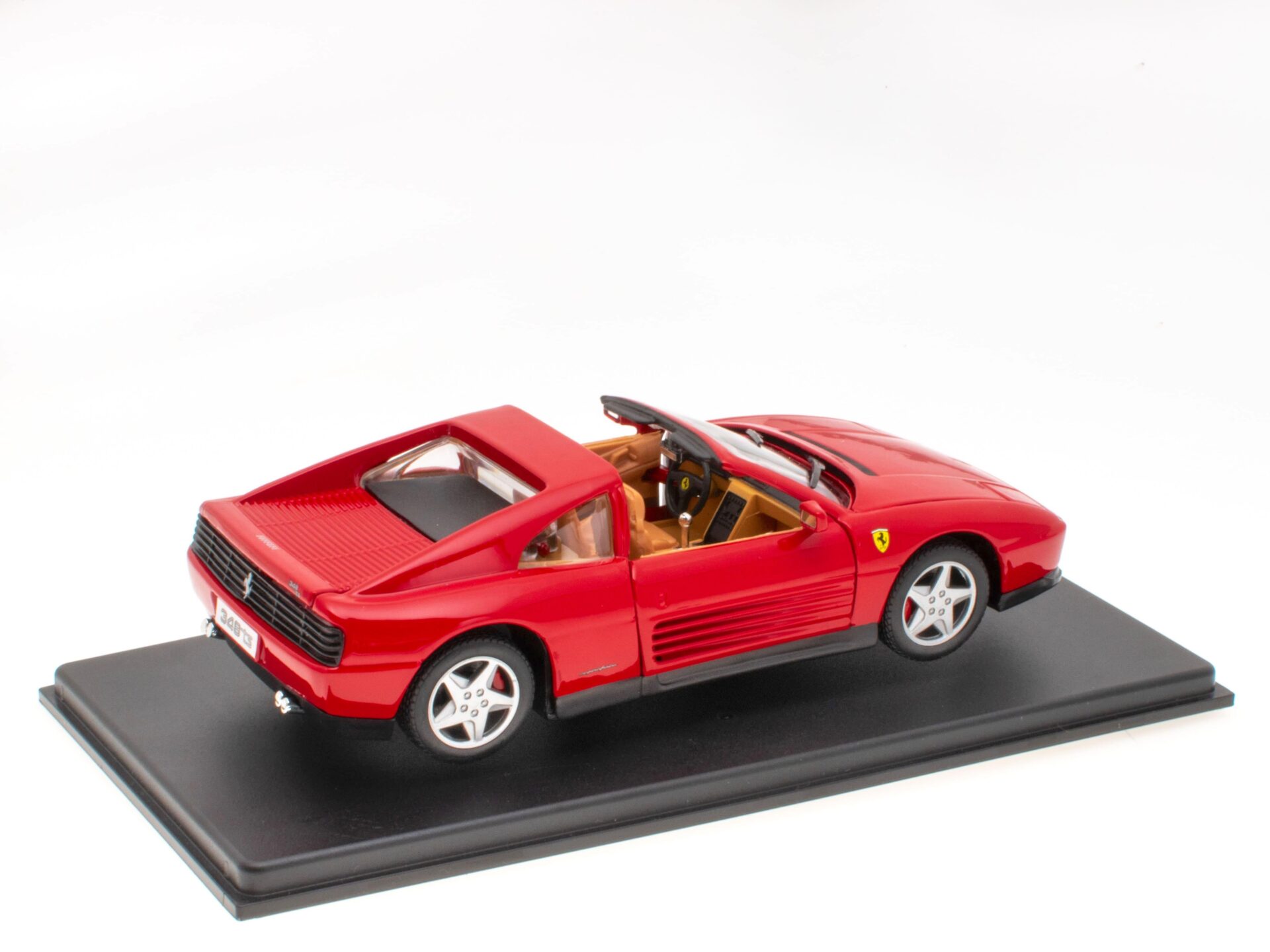 1:24 Hachette Bburago Ferrari Collection Ferrari 348 TS red 1989 with display