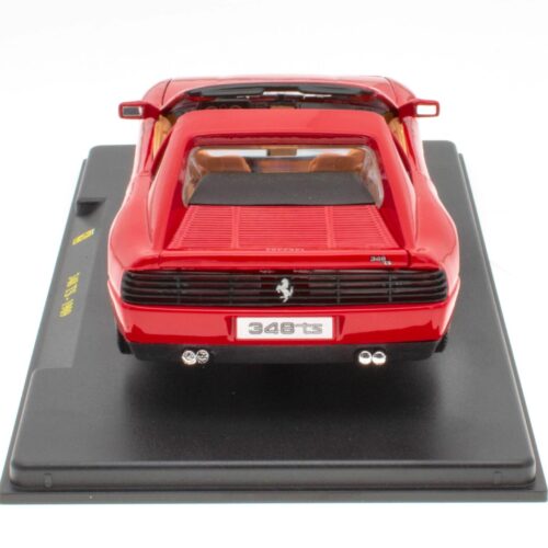1:24 Hachette Bburago Ferrari Collection Ferrari 348 TS red 1989 with display