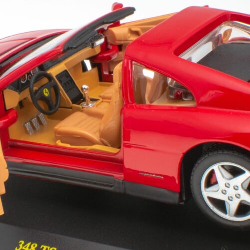 1:24 Hachette Bburago Ferrari Collection Ferrari 348 TS red 1989 with display
