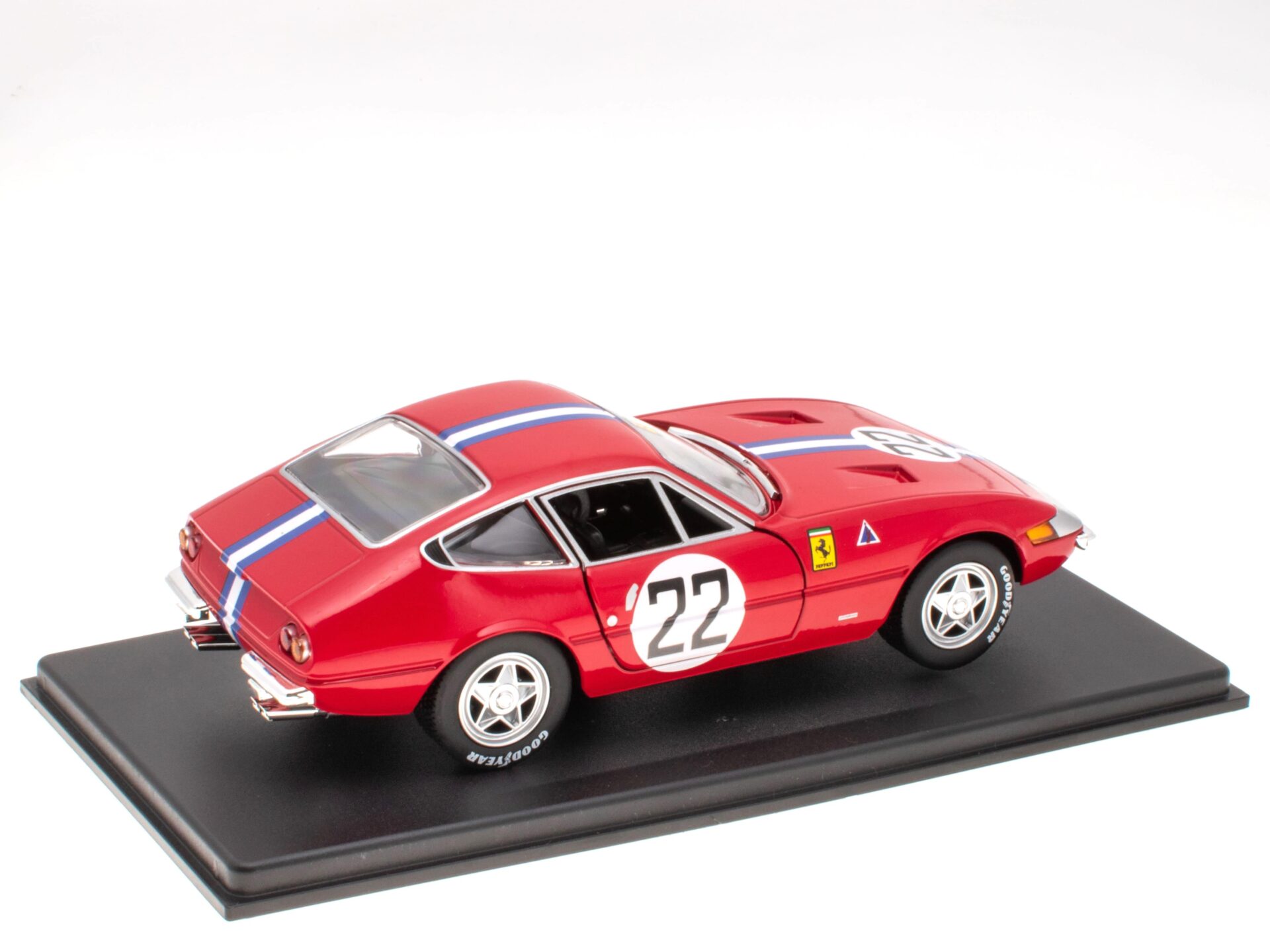 1:24 Hachette Bburago Ferrari Collection Ferrari 365 GTB4 Competition 1971 with display