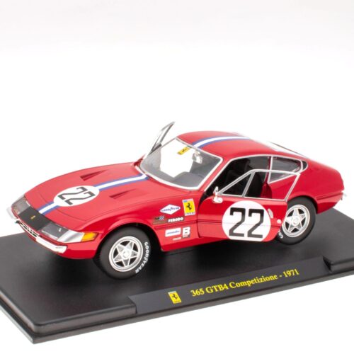 1:24 Hachette Bburago Ferrari Collection Ferrari 365 GTB4 Competition 1971 with display