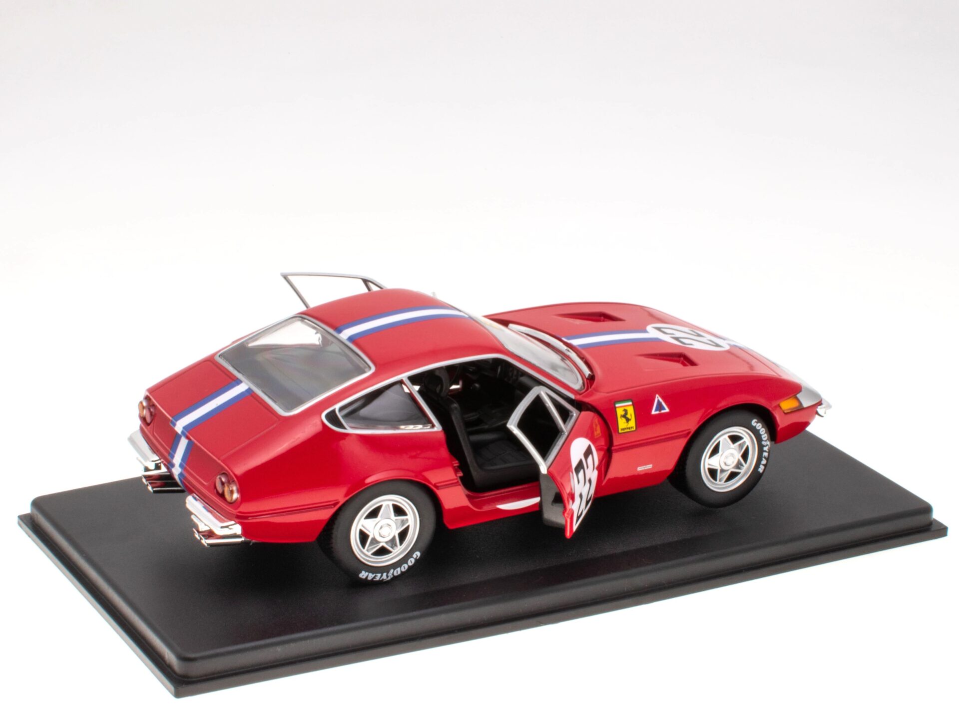 1:24 Hachette Bburago Ferrari Collection Ferrari 365 GTB4 Competition 1971 with display