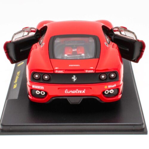 1:24 Hachette Bburago Ferrari Collection Ferrari 360 Challenge red 2000 with display